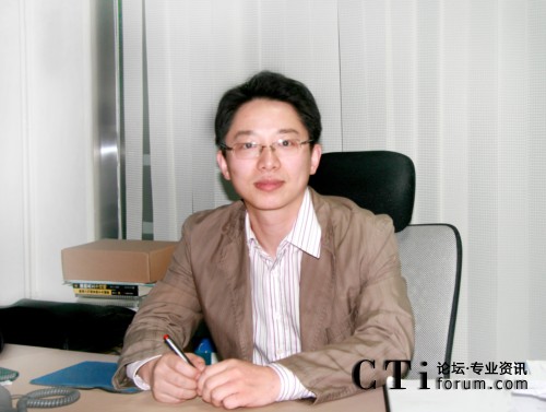 集時通訊的總經理朱躍峰先生