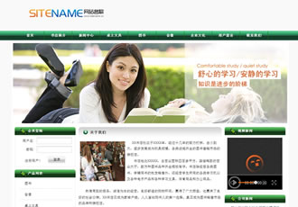 辦公科技文化類產品樂器商品建站模板
