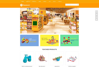 響應式食品百貨英文外貿類網站織夢模板HTML5玩具外貿網站源碼下載