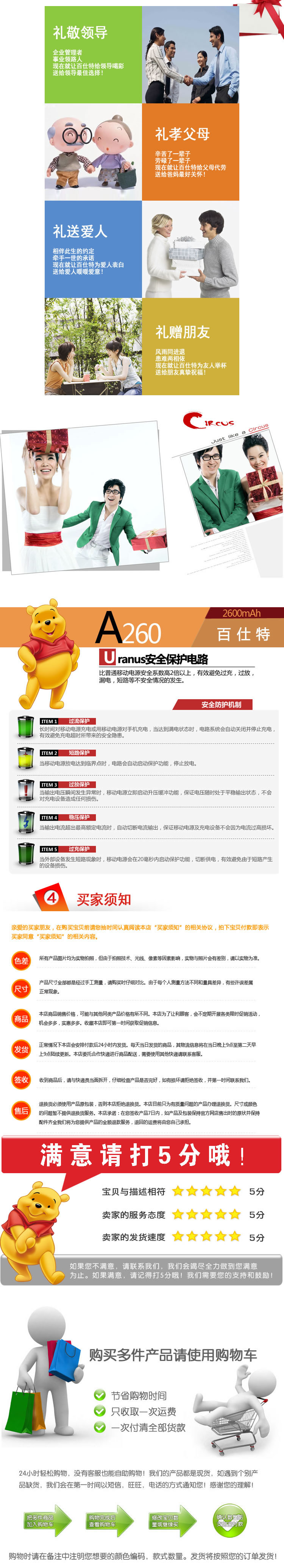 移動式充電電源手機充電器電子產品描述