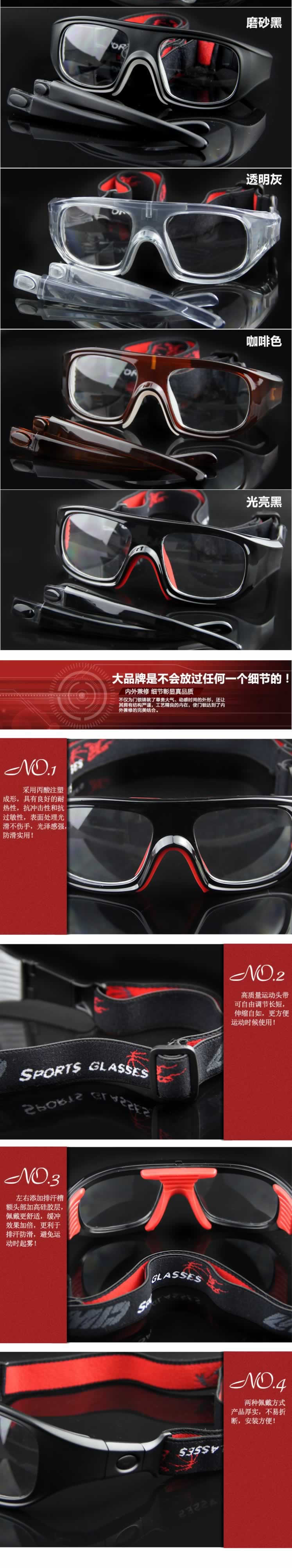 專業運動護目眼鏡詳情